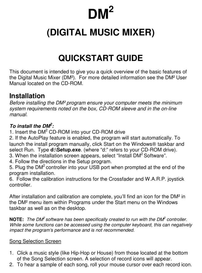 Mixman DM2 quick start guide