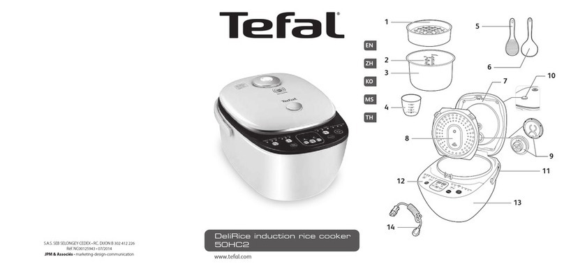 TEFAL DeliRice 50HC2 manual