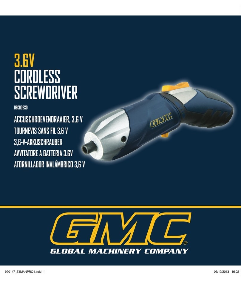 GMC DEC002SD User manual