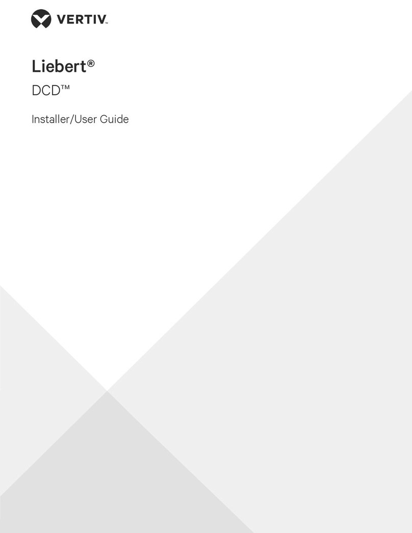 Vertiv Liebert DCD35 Installation and maintenance instructions