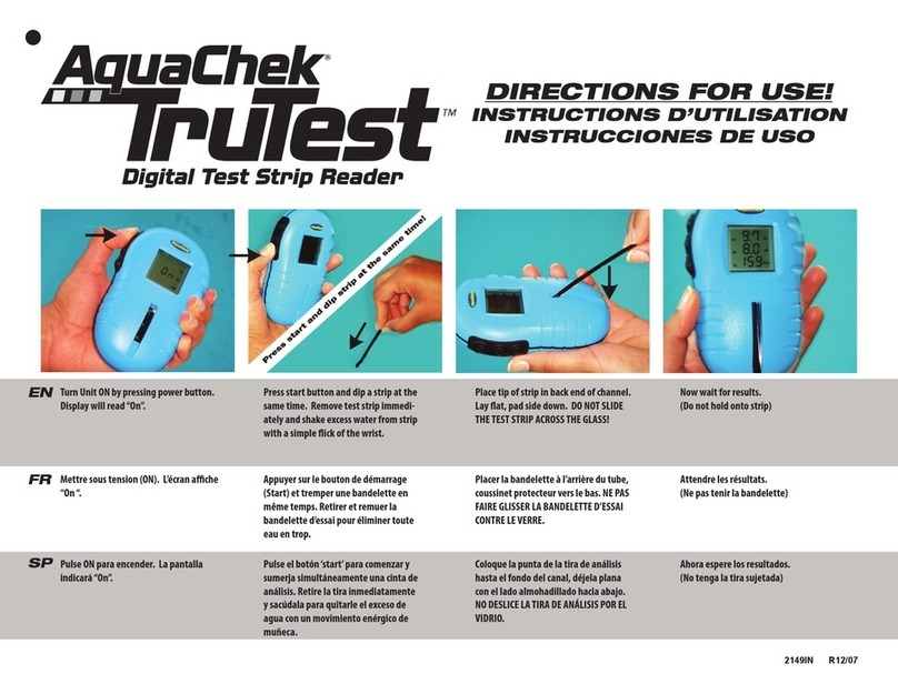 AquaChek TruTest Directions for use