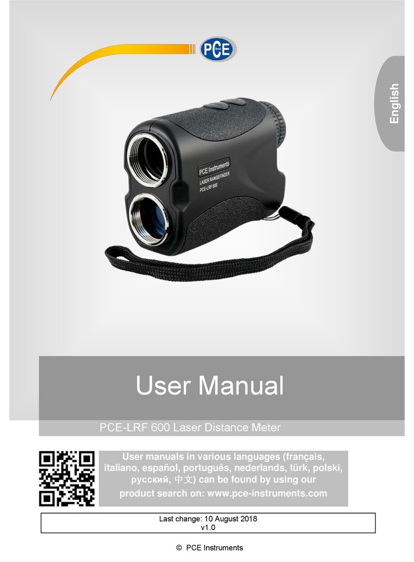 PCE Instruments PCE-LRF 600 user manual PCE Instruments PCE-LRF 600 user manual