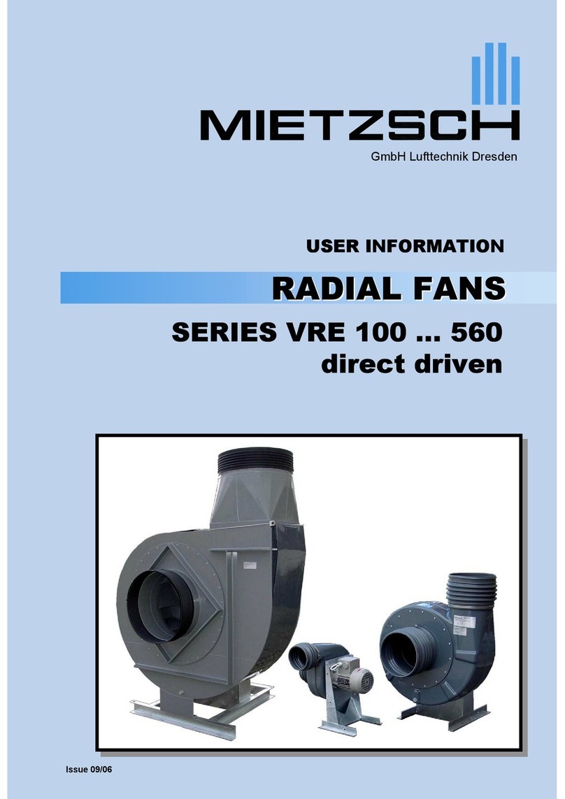 Mietzsch VRE 560 Series User information