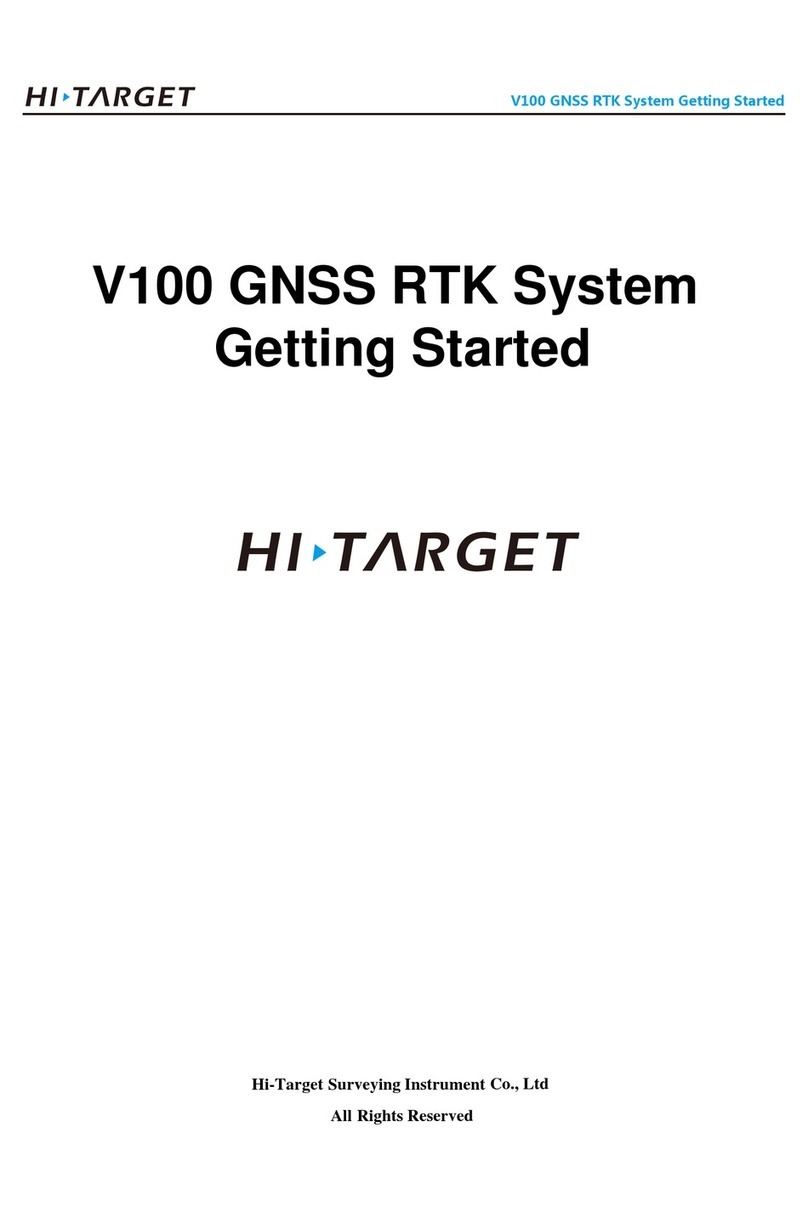Hi-Target V100 User manual