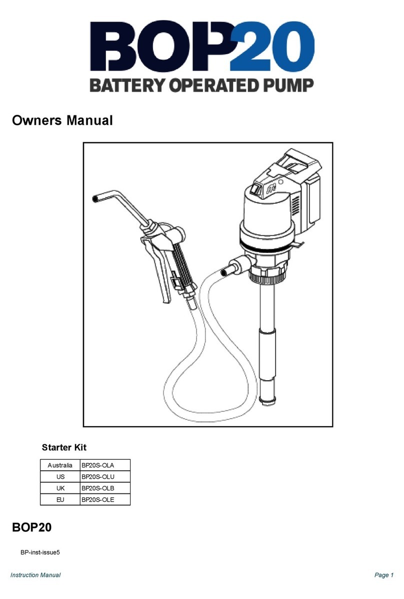Macnaught BOP20 owner's manual