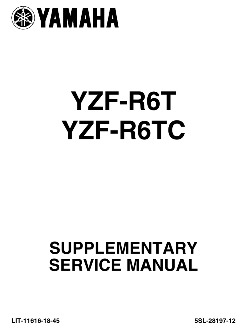 Yamaha YZF-R6T(C) Supplementary service manual
