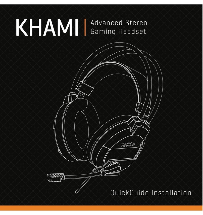 Krom Gaming KHAMI QuickGuide Installation