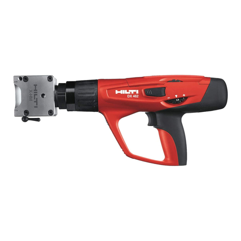 Hilti DX 462 operating instructions Hilti DX 462 operating instructions