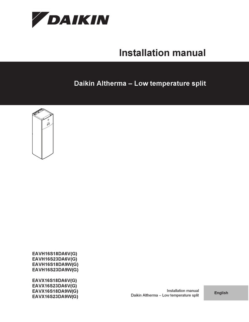 Daikin Altherma EAVH16S18DA6V User manual