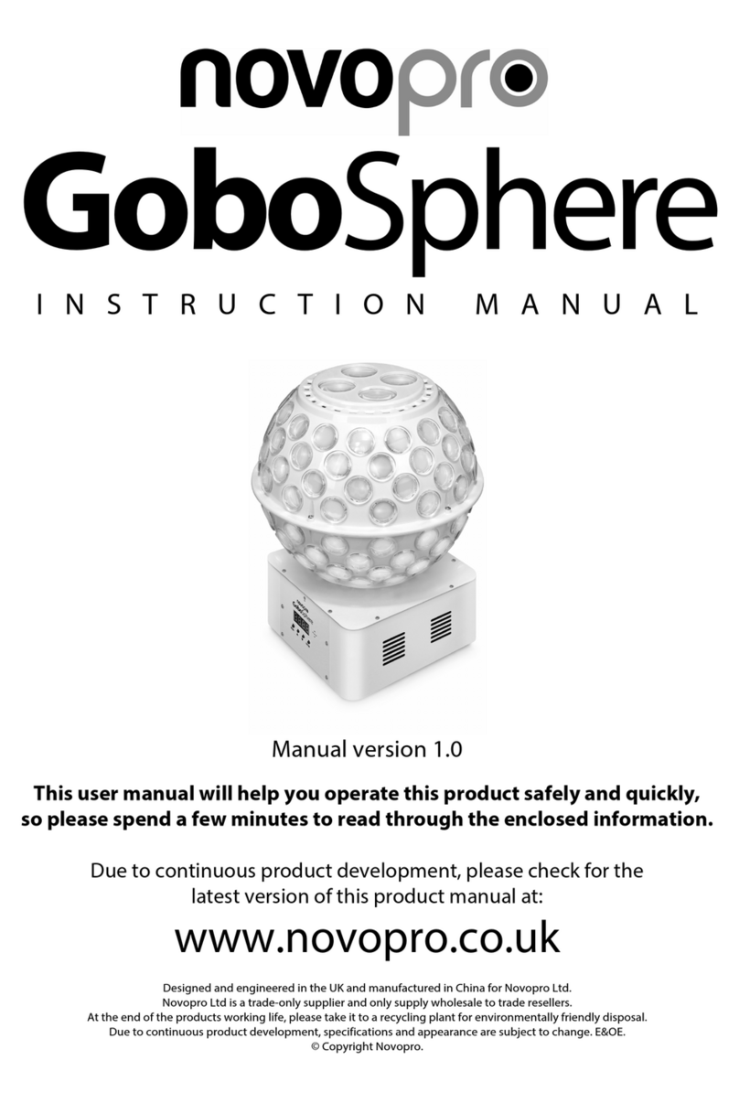 Novopro GoboSphere instruction manual