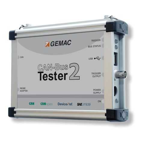 GEMAC CAN-Bus Tester 2 user manual