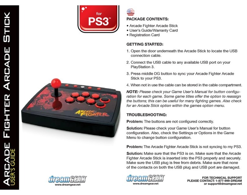 DreamGEAR Arcade Fighter user guide