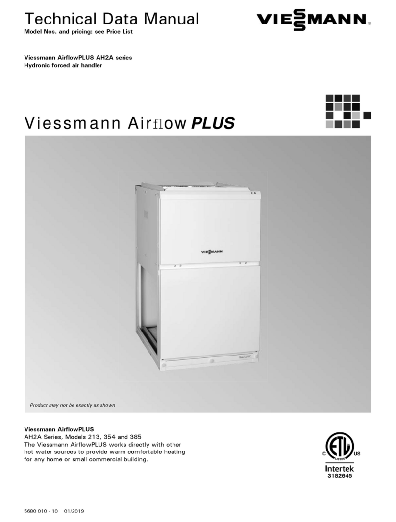 Viessmann AirflowPLUS AH2A-354 Technical data manual