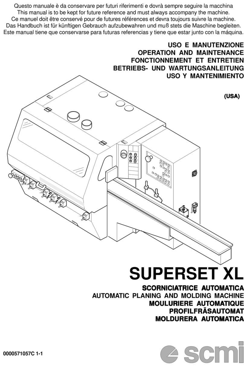 SCMI SUPERSET XL Operation and maintenance