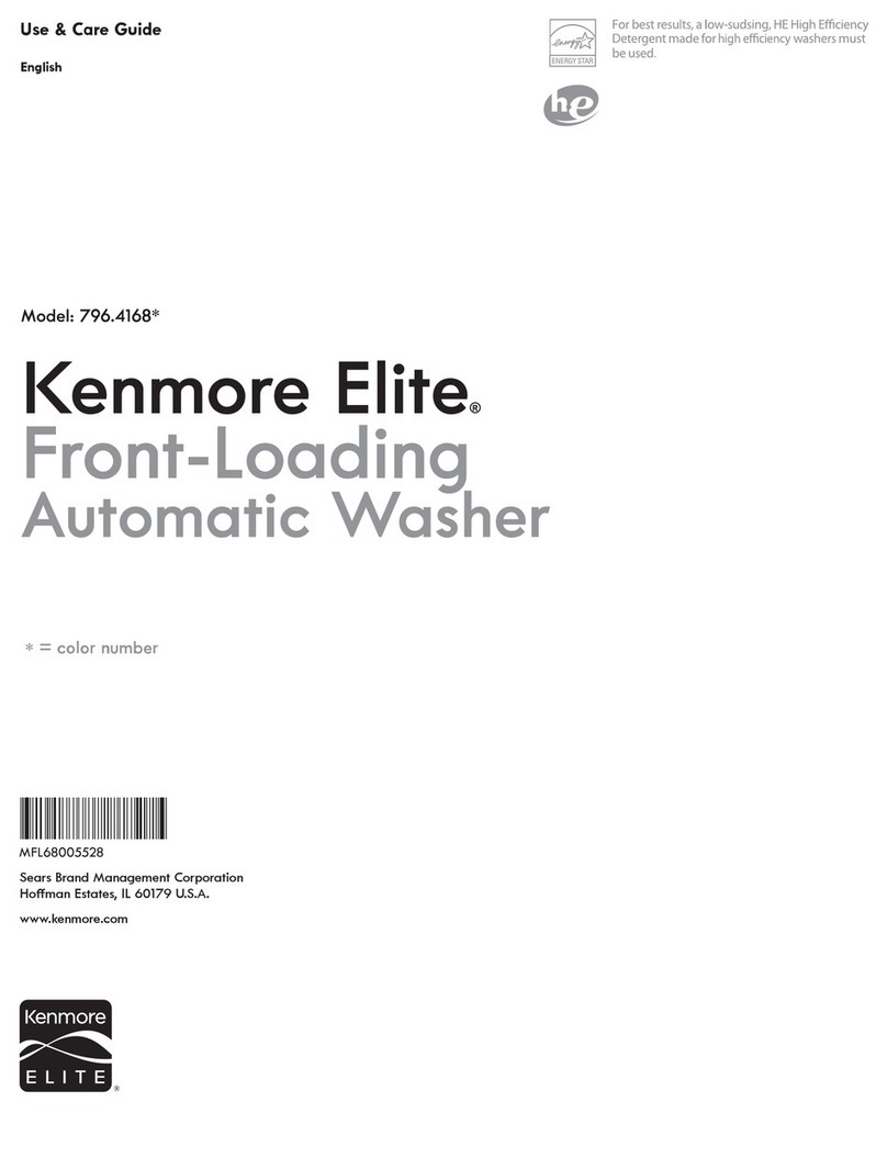 Kenmore 796.4168 Series Use & care guide