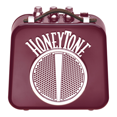 Danelectro N-10 Honeytone Mini Amp owner's manual