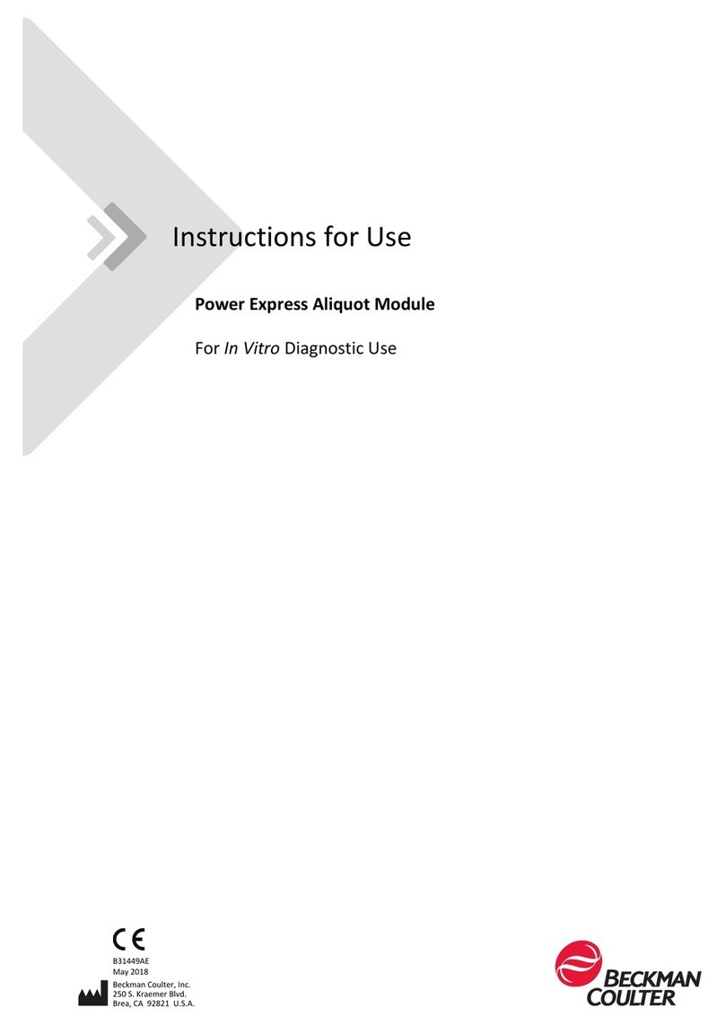 Beckman Coulter Power Express Aliquot Instructions for use