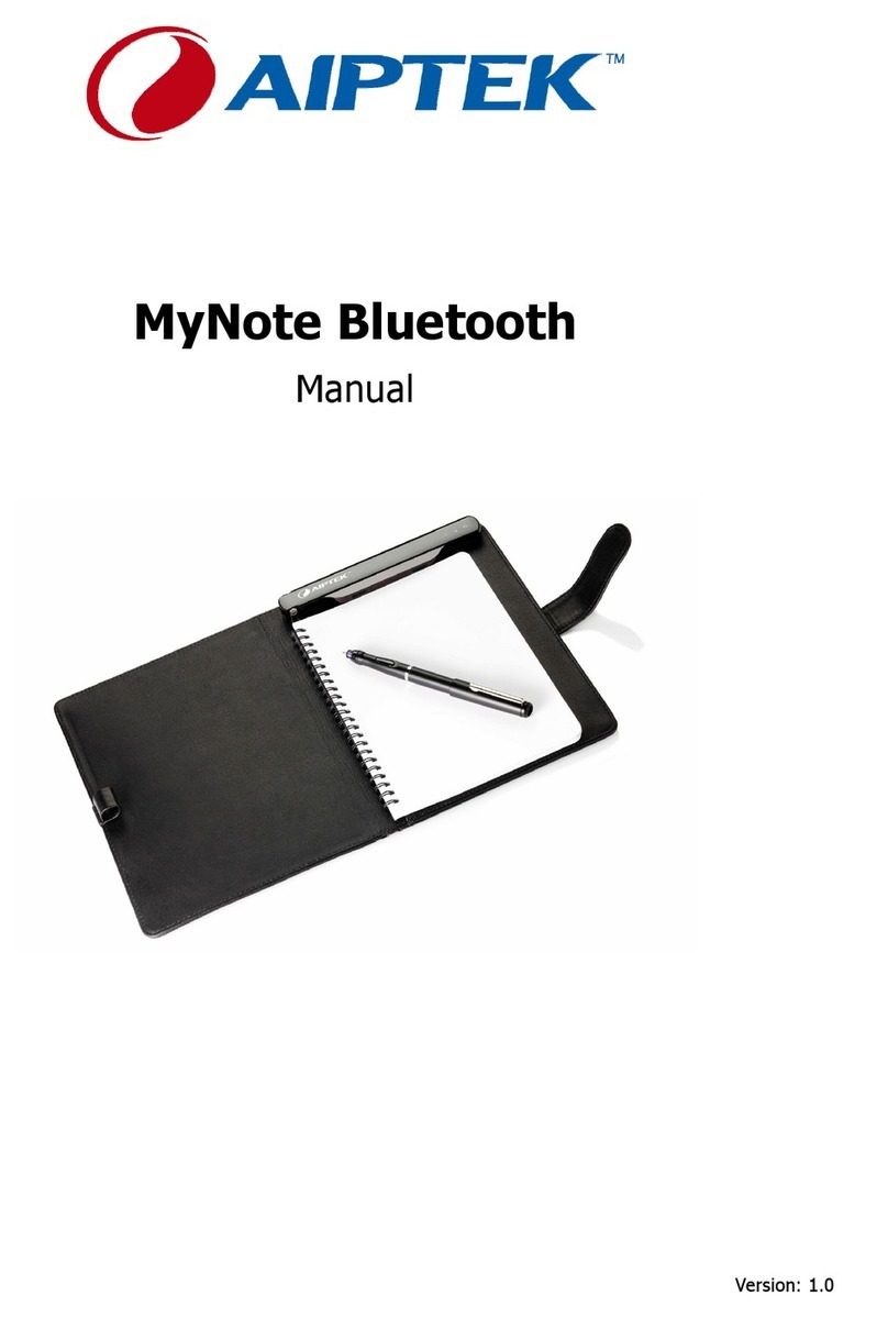AIPTEK MyNote Bluetooth manual