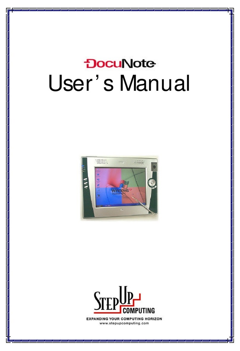 StepUp computing DocuNote user manual