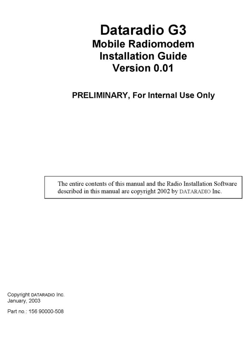 Dataradio G3 installation guide