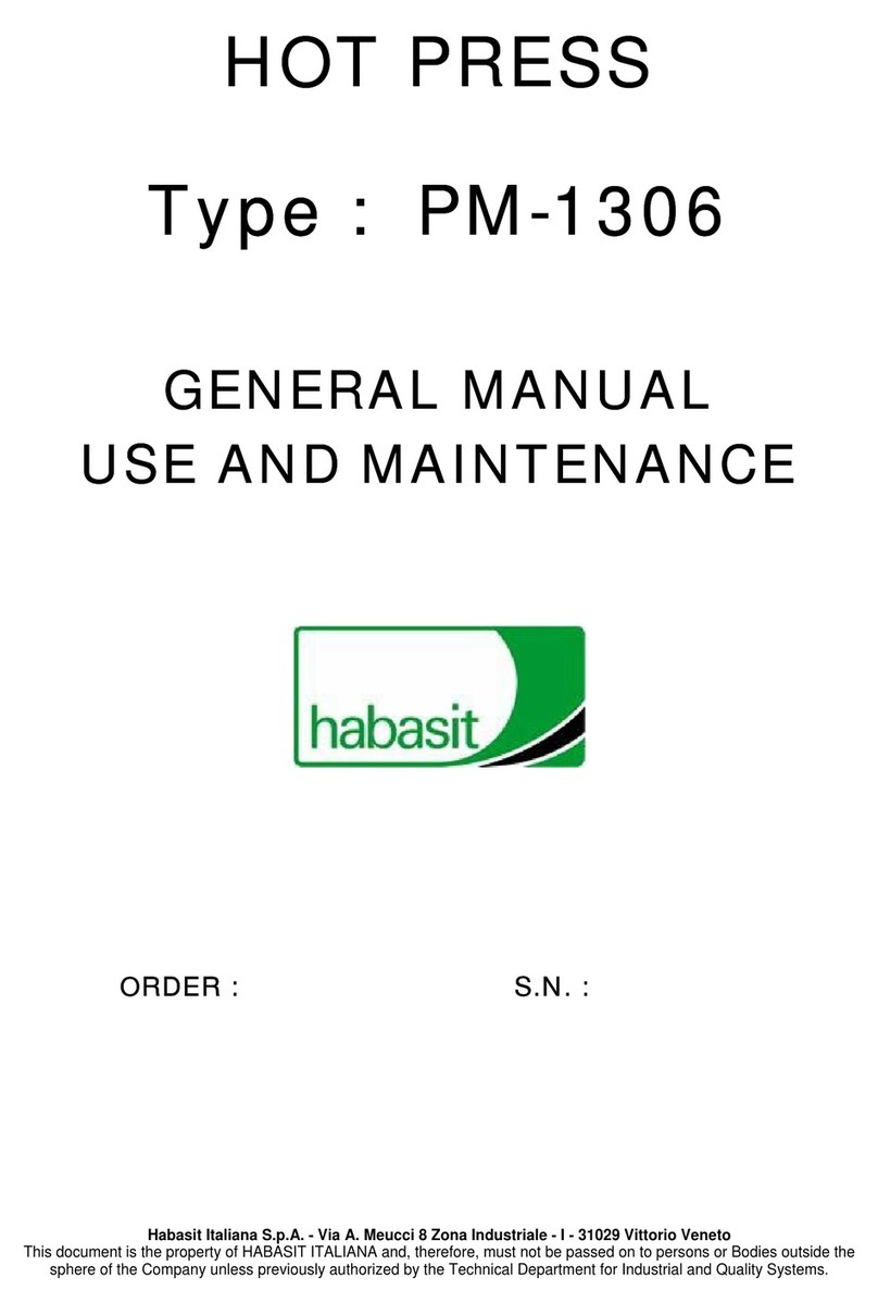 Habasit PM-1306 General manual