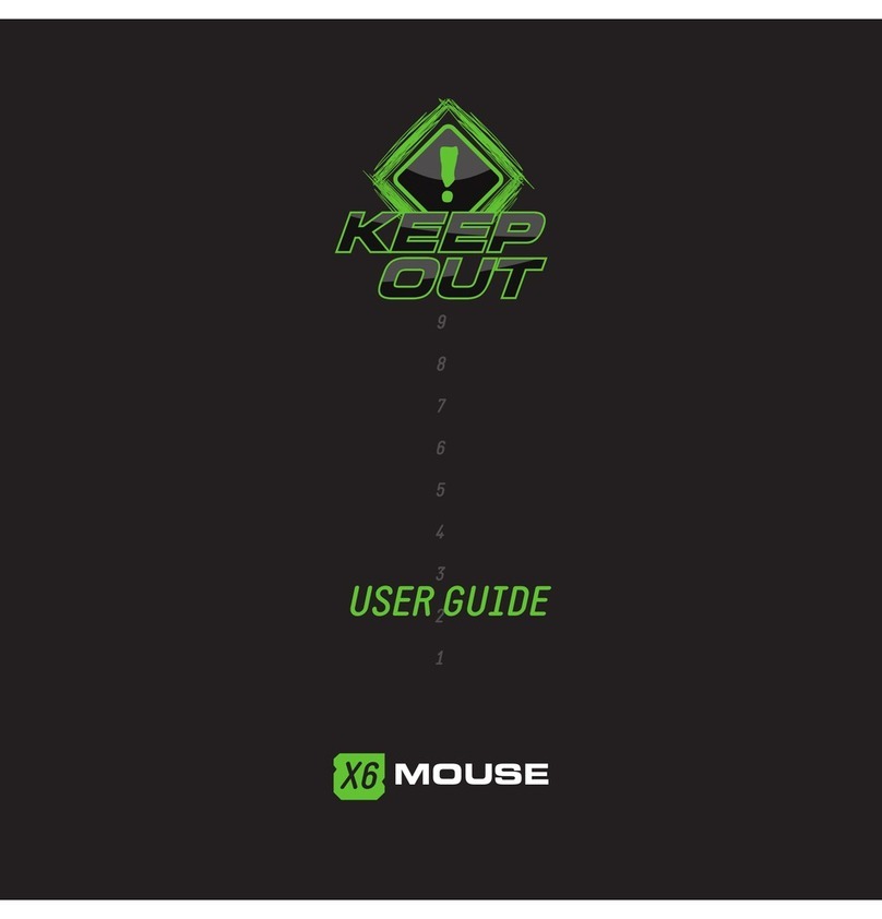 KeepOut X6 User manual