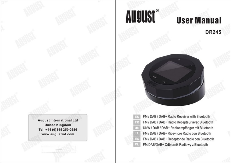 August international DR245 user manual