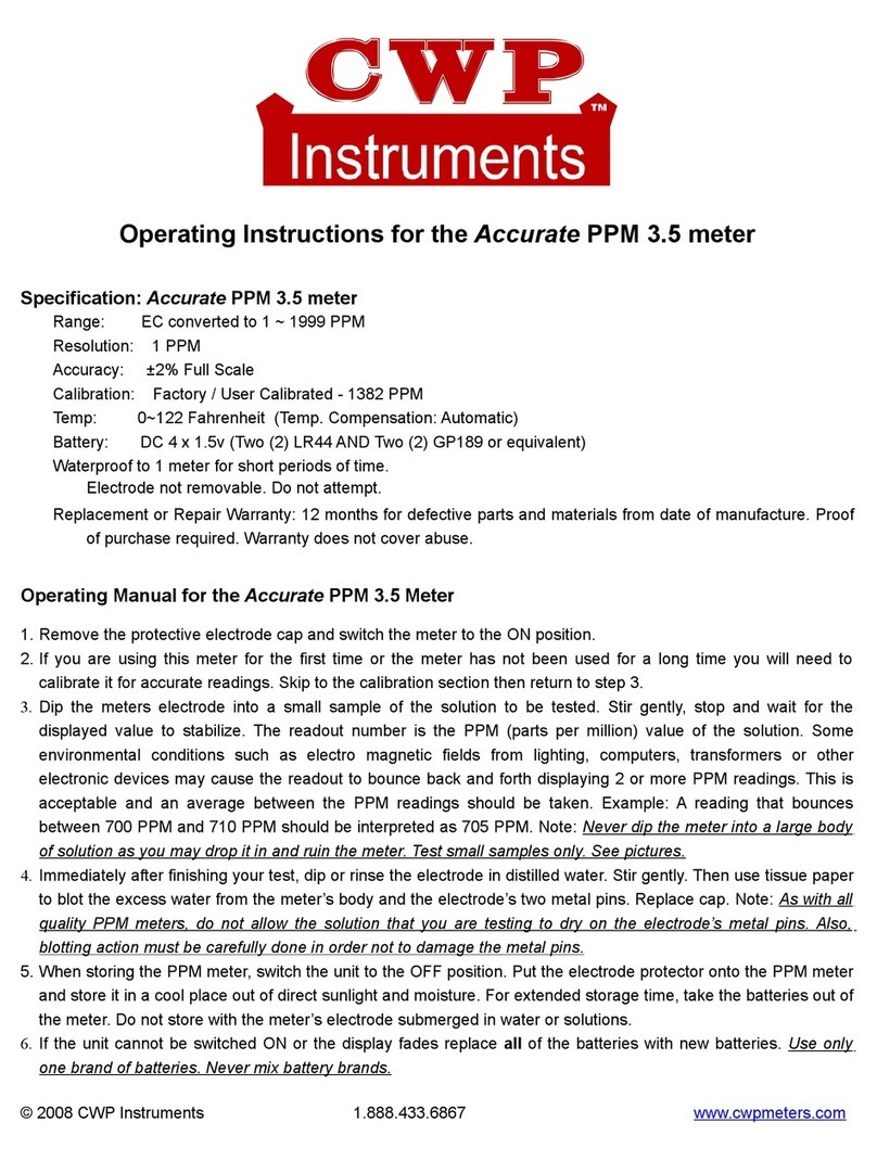 CWP Accurate PPM 3.5 User manual