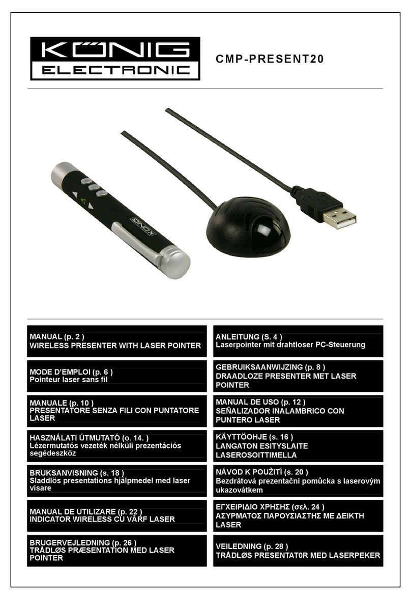 Konig CMP-PRESENT20 manual