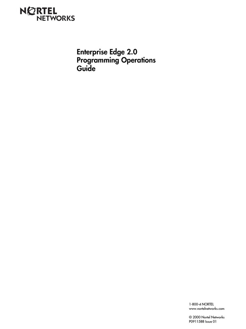 Nortel Enterprise Edge 2.0 Messaging Operating instructions