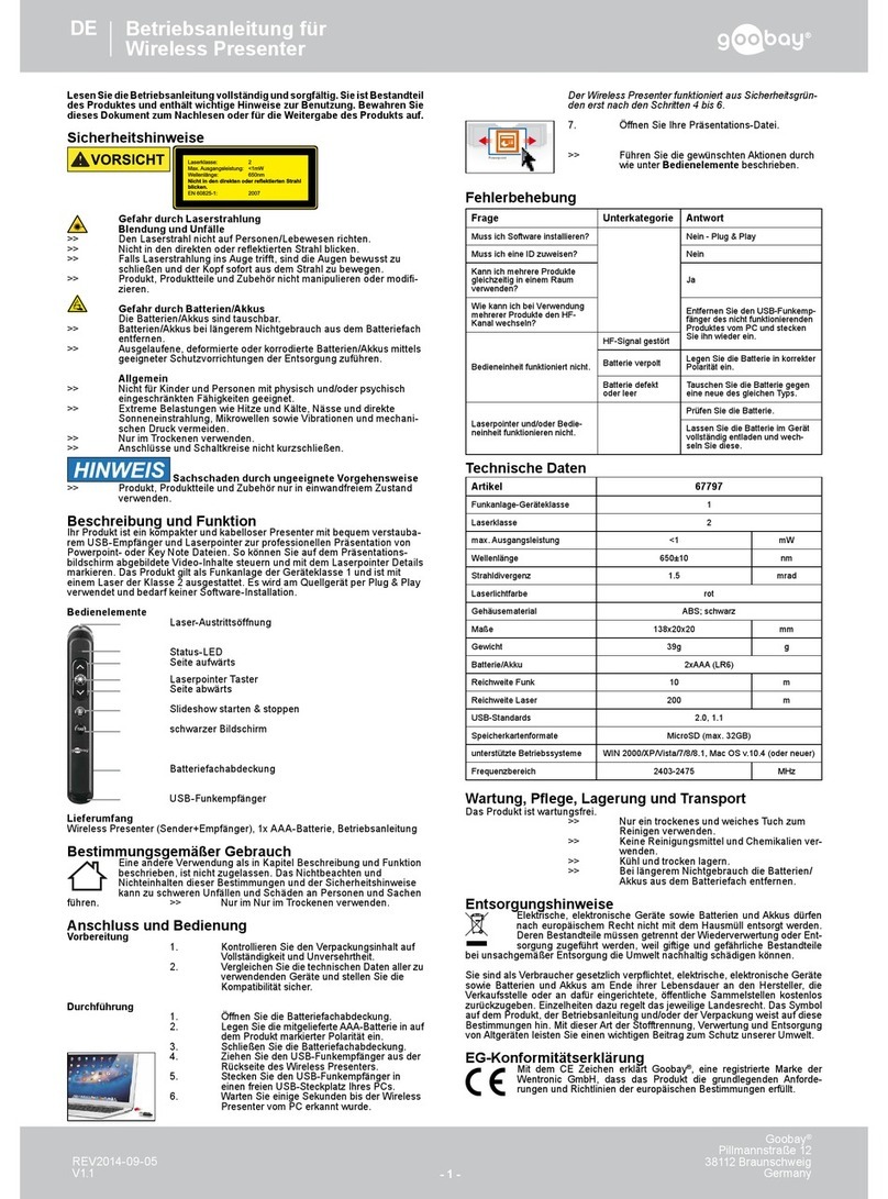Goobay 67797 user manual