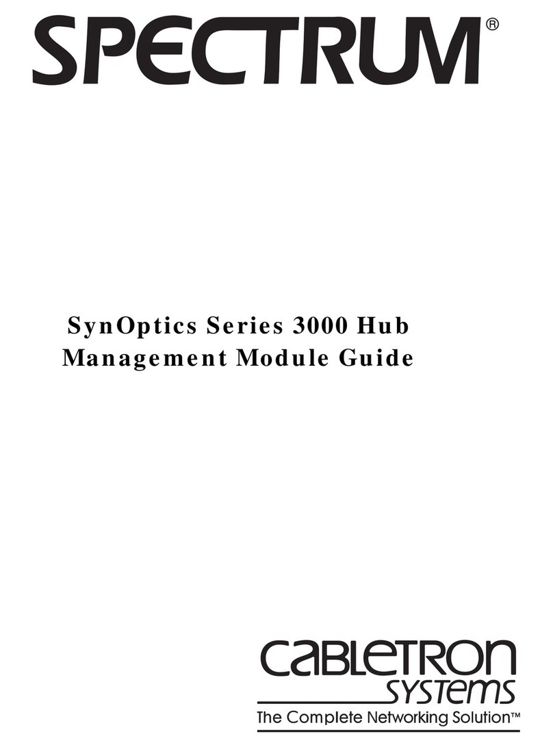 Cabletron Systems SynOptics 3000 Series User manual Cabletron Systems SynOptics 3000 Series User manual