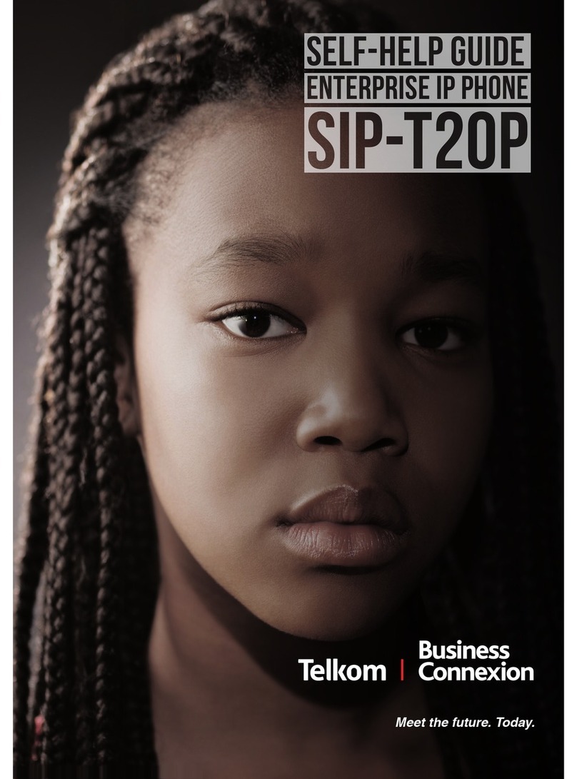Telkom SIP-T20P Self help guide
