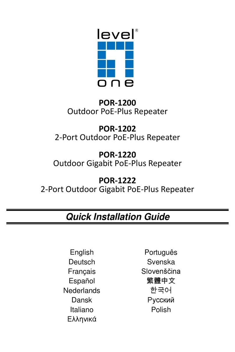 LevelOne POR-1200 Quick installation guide