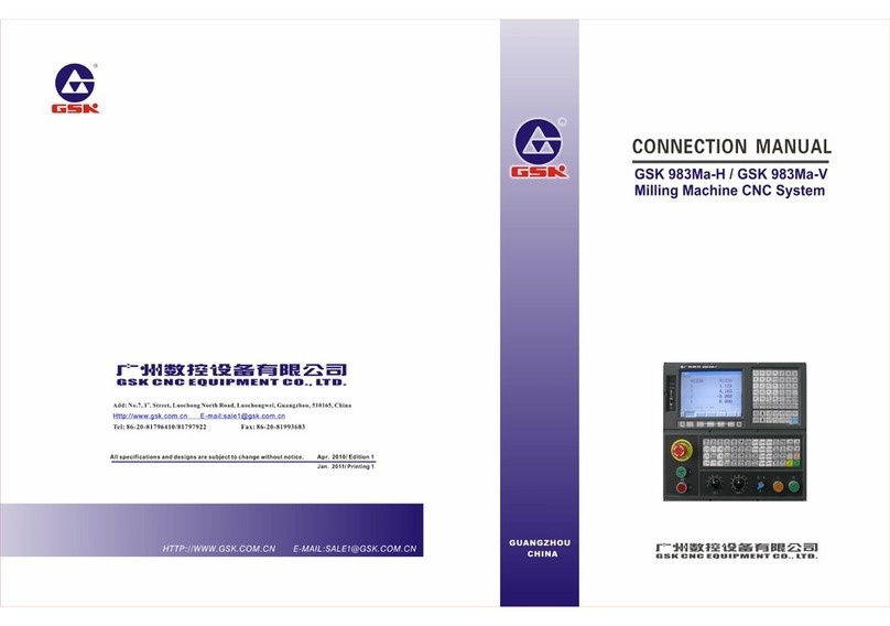 GSK 983Ma-V Connection manual