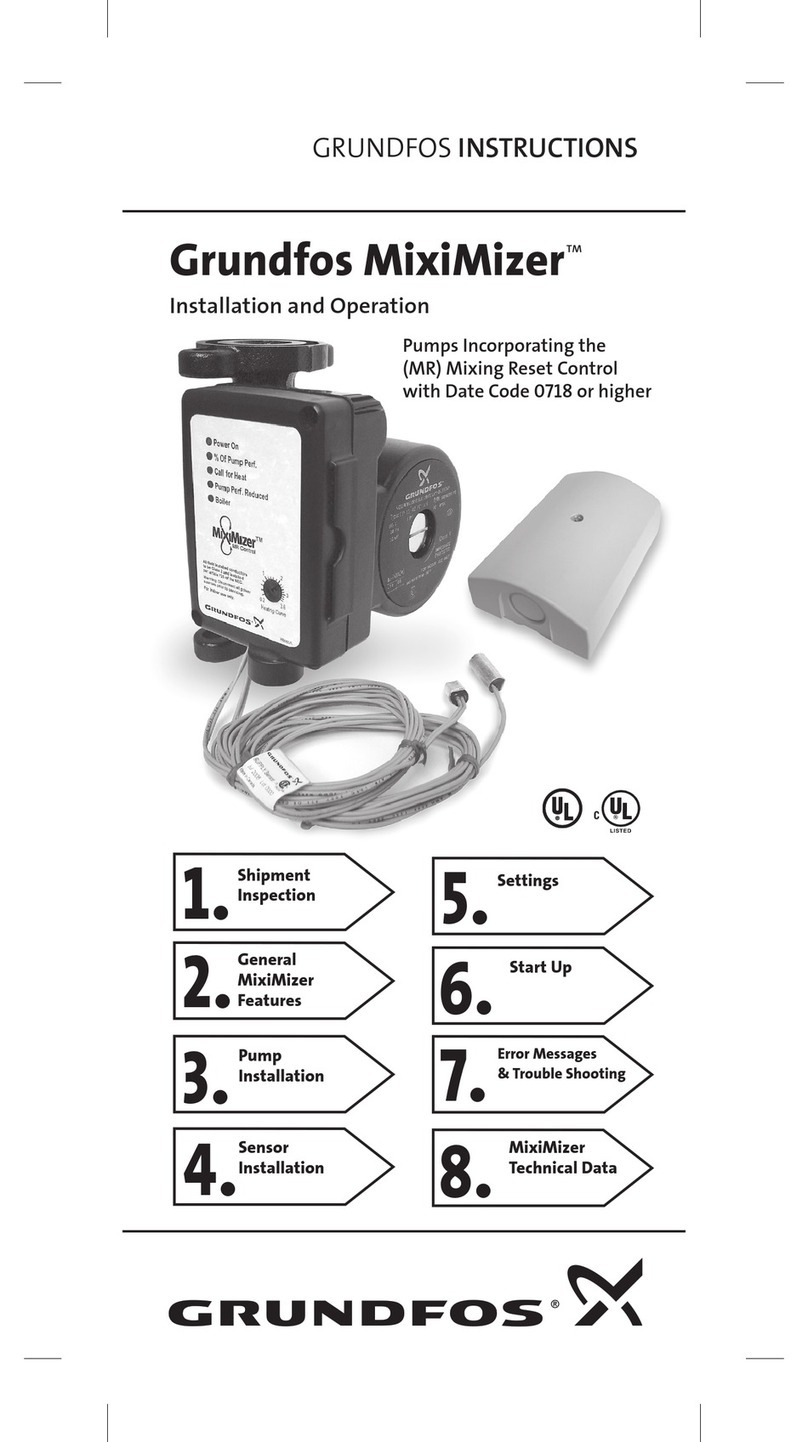 Grundfos MixiMizer Owner's manual