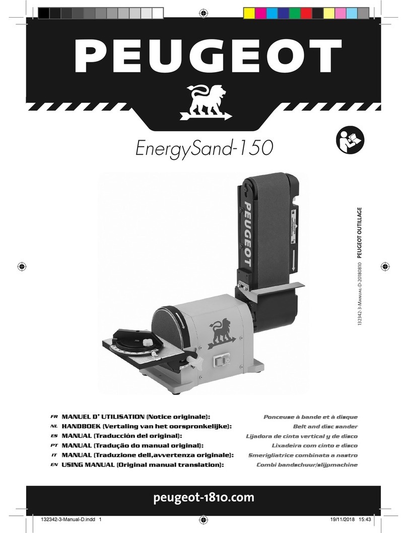 PEUGEOT EnergySand-150 using manual
