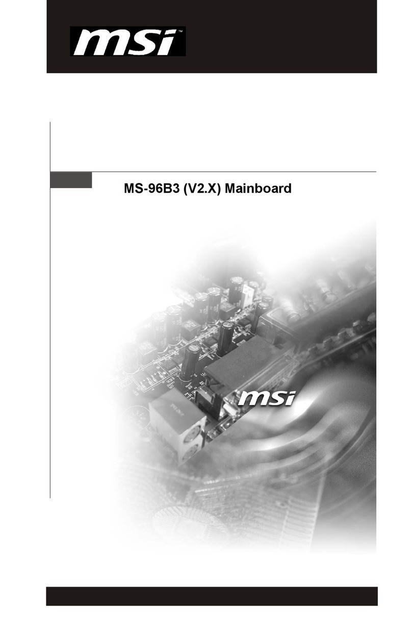 MSI MS-96B3 User manual