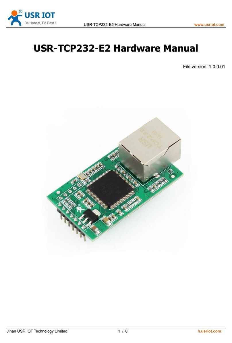 USR IOT USR-TCP232-E2 Hardware manual USR IOT USR-TCP232-E2 Hardware manual