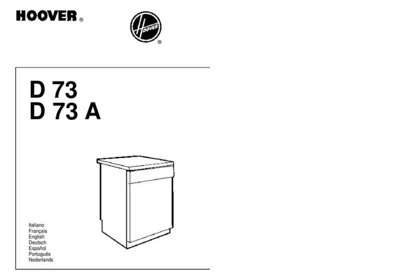 Hoover D 73 User manual