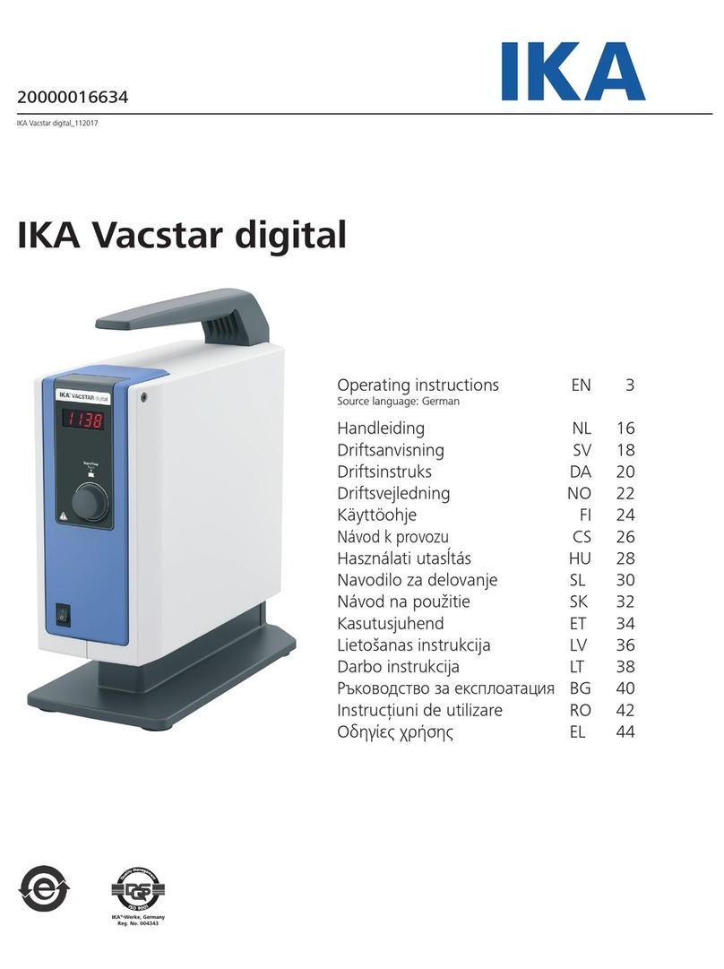 IKA Vacstar control operating instructions
