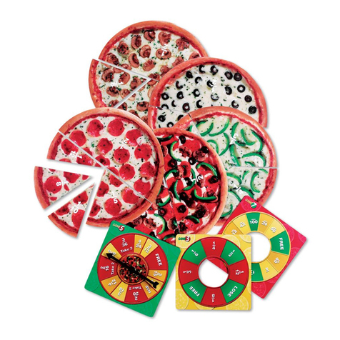Learning Resources Pizza Fraction Fun User manual