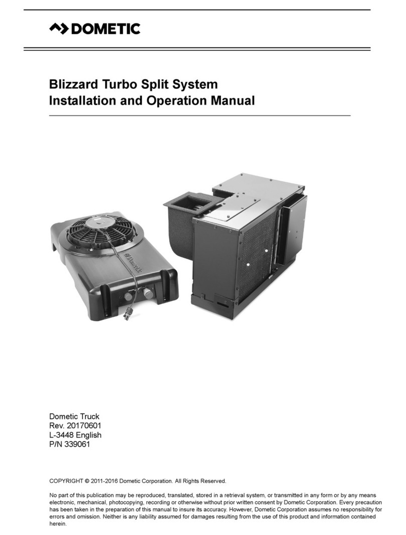Dometic Blizzard Turbo User manual