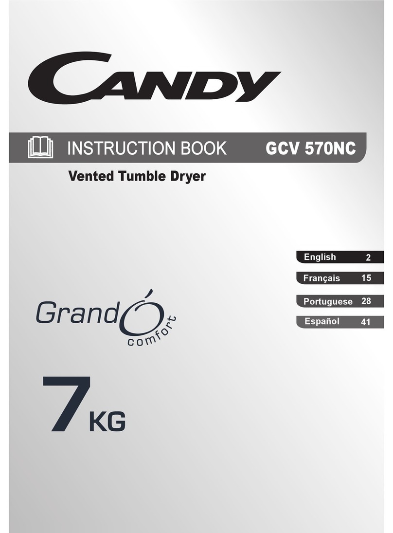 Candy GCV 570NC User manual
