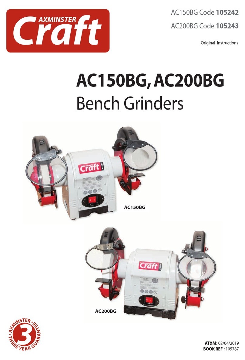 Axminster Craft AC200BG User manual