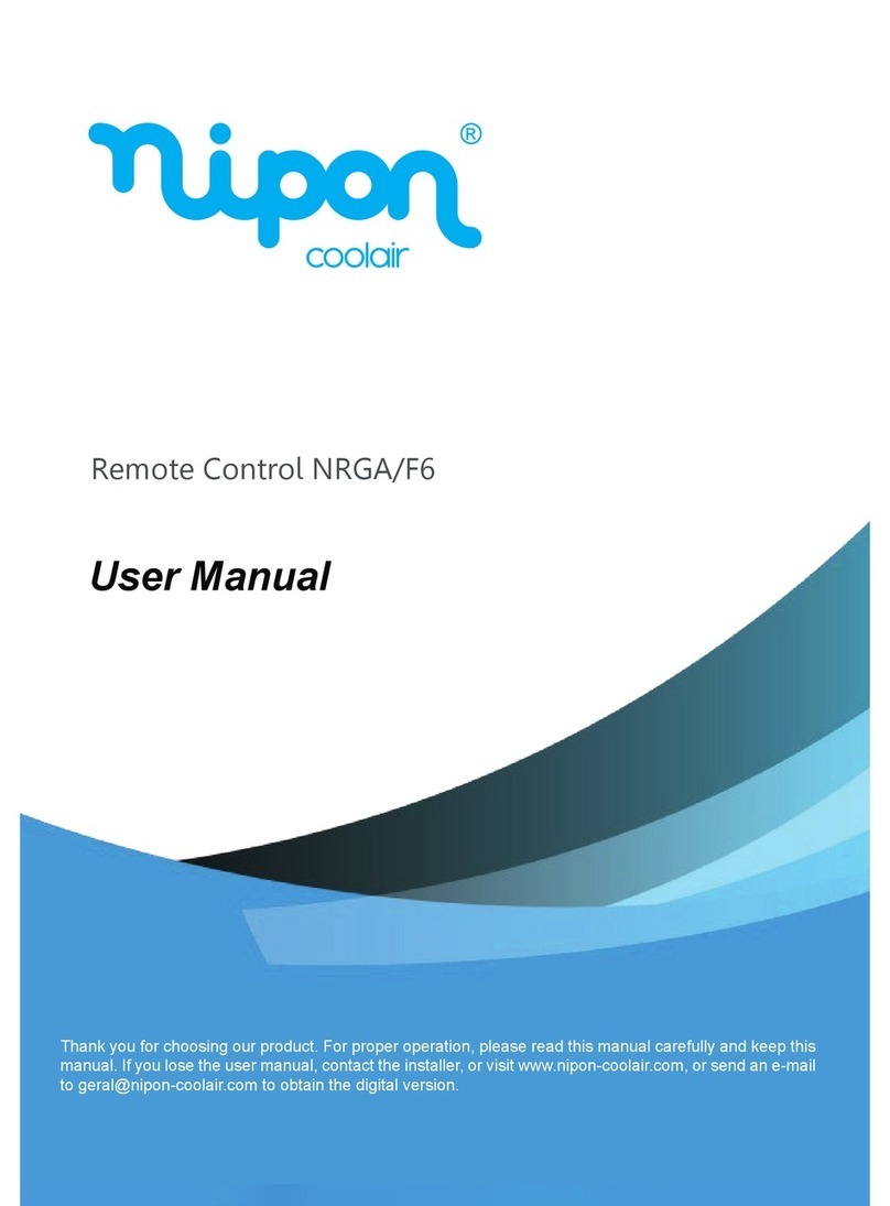 Nipon Coolair NRGA/F6 User manual