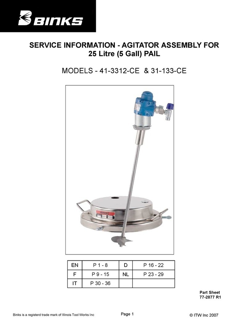 Binks 41-3312-CE Service information