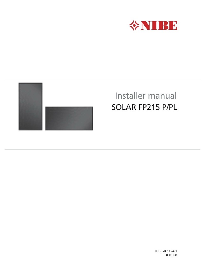 Nibe SOLAR FP215 P Installer manual Nibe SOLAR FP215 P Installer manual