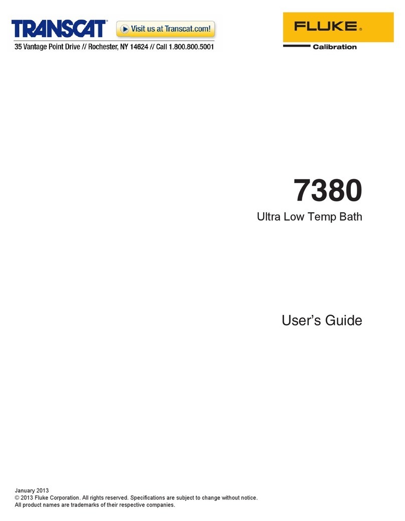Fluke 7380 User manual