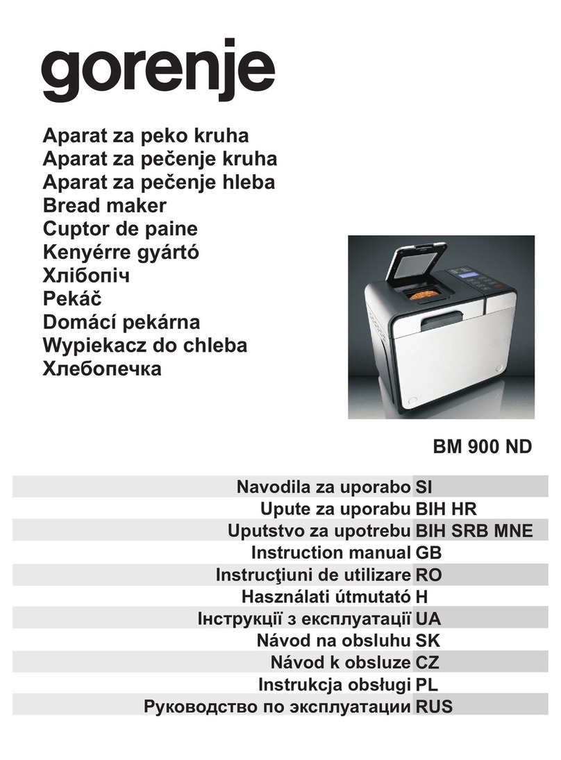Gorenje BM 900 ND instruction manual
